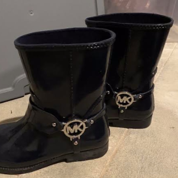 Short navy blue Michael Kors boots - Picture 1 of 1